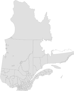 Localisation de la Forêt Montmorency au Québec